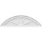 Ekena Millwork Segment Arch 4 Spoke Architectural Grade PVC Pediment, 30"W x 8-1/2"H x 2"P PEDPS030X085SEG04 - alternate 2